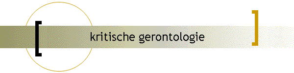 kritische gerontologie